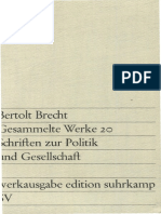 Bertolt Brecht Gesammelte Werke Vol20 Banden Werkausgabe Edition Suhrkamp 1967