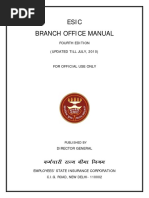 Download ESIC BRANCH OFFICE MANUAL by Arun Vikram SN384355273 doc pdf