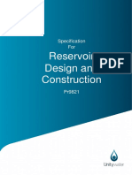 Pr9821 - Specification For Reservoir Design and Construction PDF