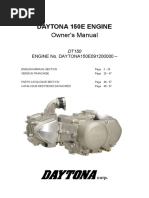 Daytona 150E Engine: Owner's Manual