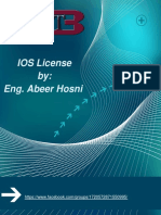 IOS License By: Eng. Abeer Hosni