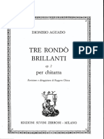 AGUADO, Dionisio - Tre Rondó Brillanti