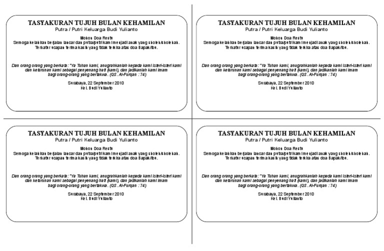 8200 Contoh Undangan Syukuran Tingkeban Gratis Terbaru