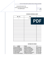 Vertical Vessel Foundation Calculation