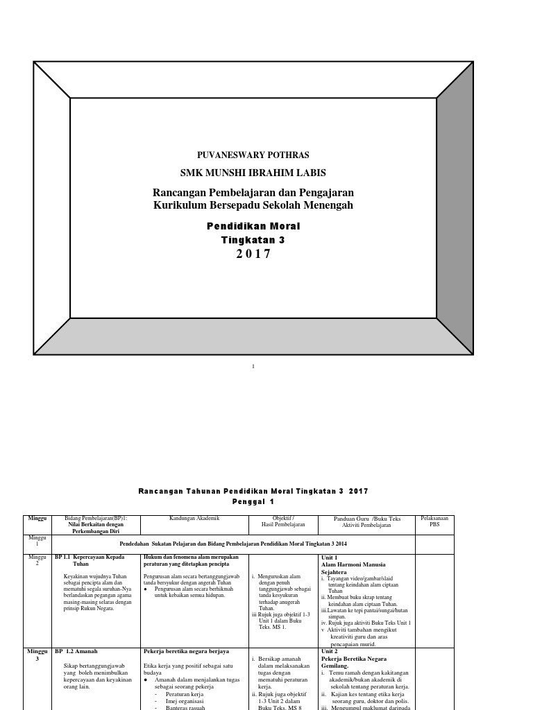 Pendidikan Moral Ting 3 Pdf