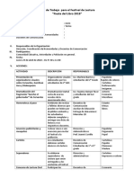 Informe Celebracion Del Dia Nacional Del Medio Ambiente 2018