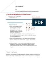 Posiciones Dormir PDF