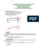 Ejemplo Distribución de Cortante en Sección No Simétrica PDF