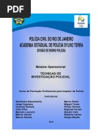 Técnicas de investigação Policial