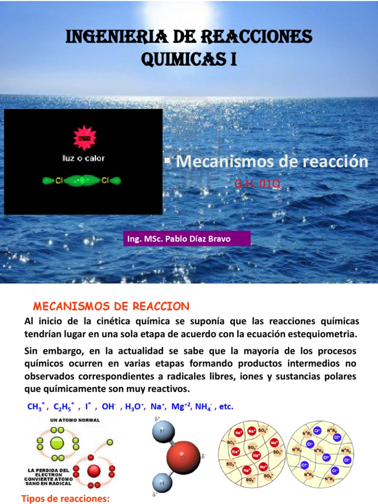 Mecanismos de Reaccion Reacciones químicas Enzima
