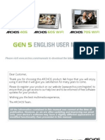 English User Manual Archos Gen5 v3