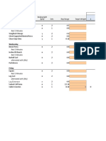 If Spreadsheet Leangains