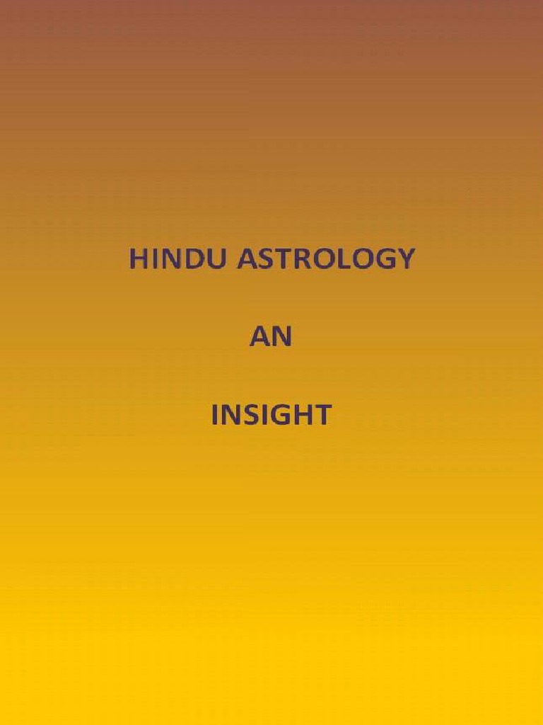Hindu Astrology PDF | PDF | Planets In Astrology | Zodiac