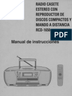 Samsung Radiograbador RCD 1560 Manual ESP