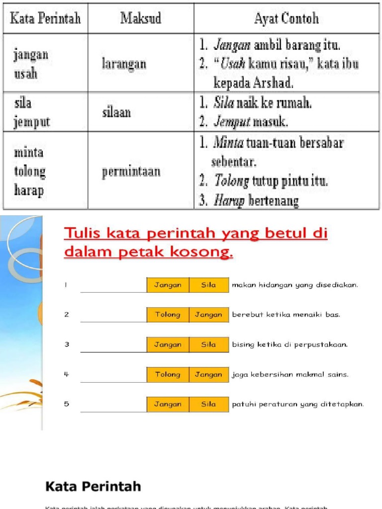 Kata Perintah Pdf