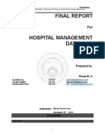 Hospital Management System Report