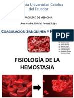 Presentación de Hematología Coagulación y Fibrinolisis