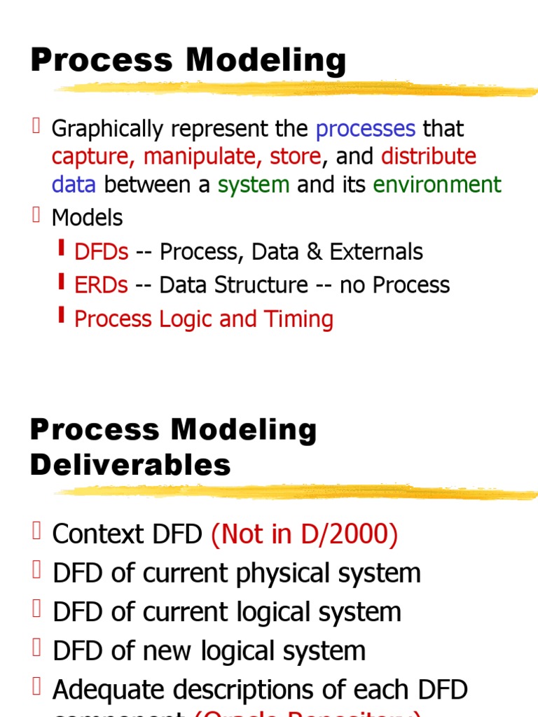 Process Modeling and DFD Guidelines | PDF | Information Retrieval ...