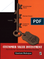 (Gautam Mahajan) Customer Value Investment Formul) PDF