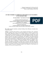 On The Numerical Modeling For Surfactant Flooding PDF