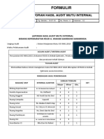 ........................ Laporan Hasil Audit Mutu