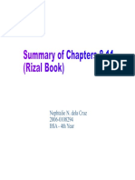 Rizal Book Summary