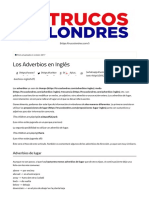 Los Adverbios en Inglés - TrucosLondres