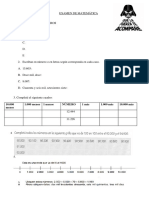 Examen de Matemática Sistema de Numeracion 2018