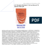 Geotecnia Y Cimientos II Mecanica Del Suelo Y de Las Rocas (2 E D)