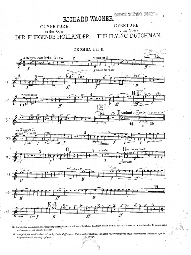 Wagner Dutchman Trumpet I