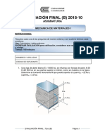 Mecánica de Materiales I - B