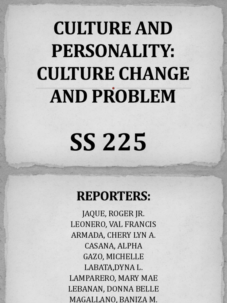 Understanding The Importance Of Culture In Shaping Personality And