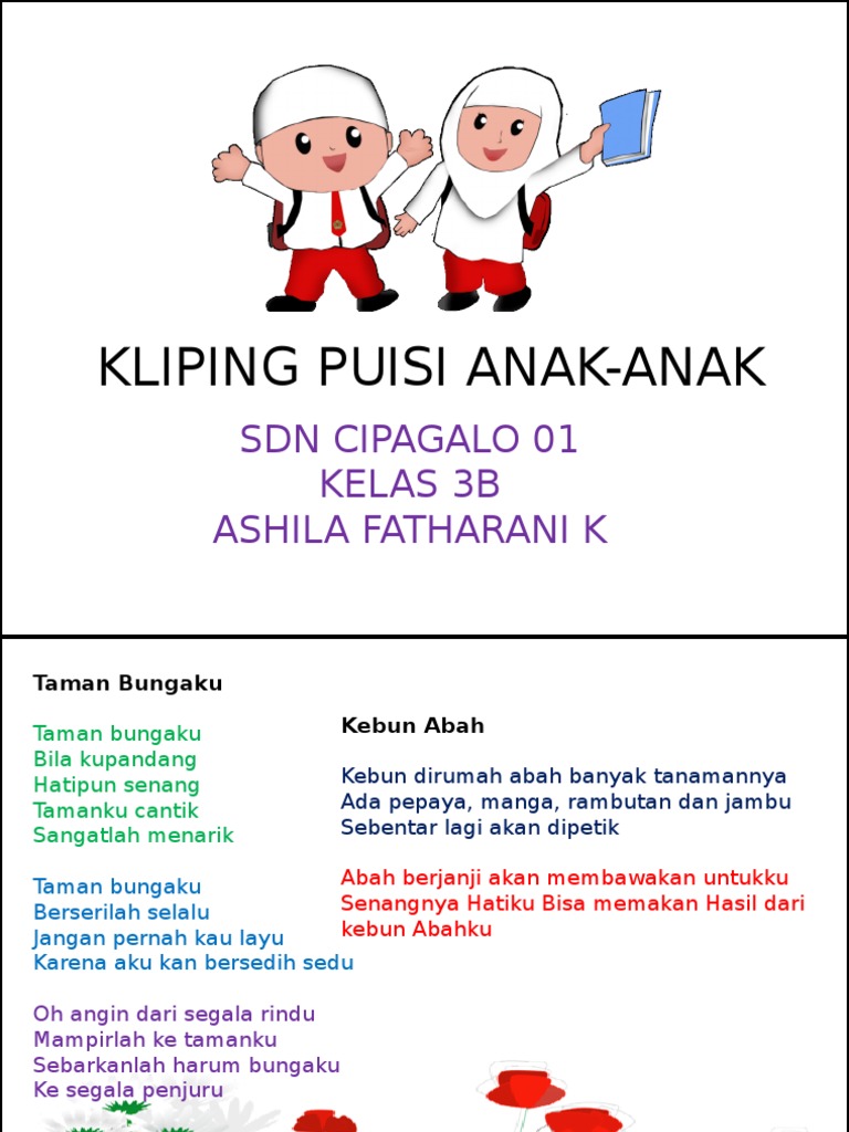 Kumpulan Puisi Anak Sekolah Dasar Kelas 1 - 1552117590?v=1