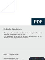 Hydraulic Calculations for Building Fire System