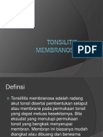 Tonsilitis Membranosa Ppt
