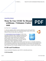 Volumes Under Ubuntu Linux