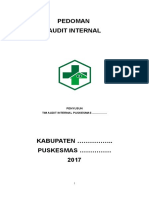 Contoh - Pedoman Audit Internal