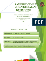 Laporan Pertanggung Jawaban Kegiatan Komunitas