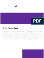 Fahmi Rizal: Programmer