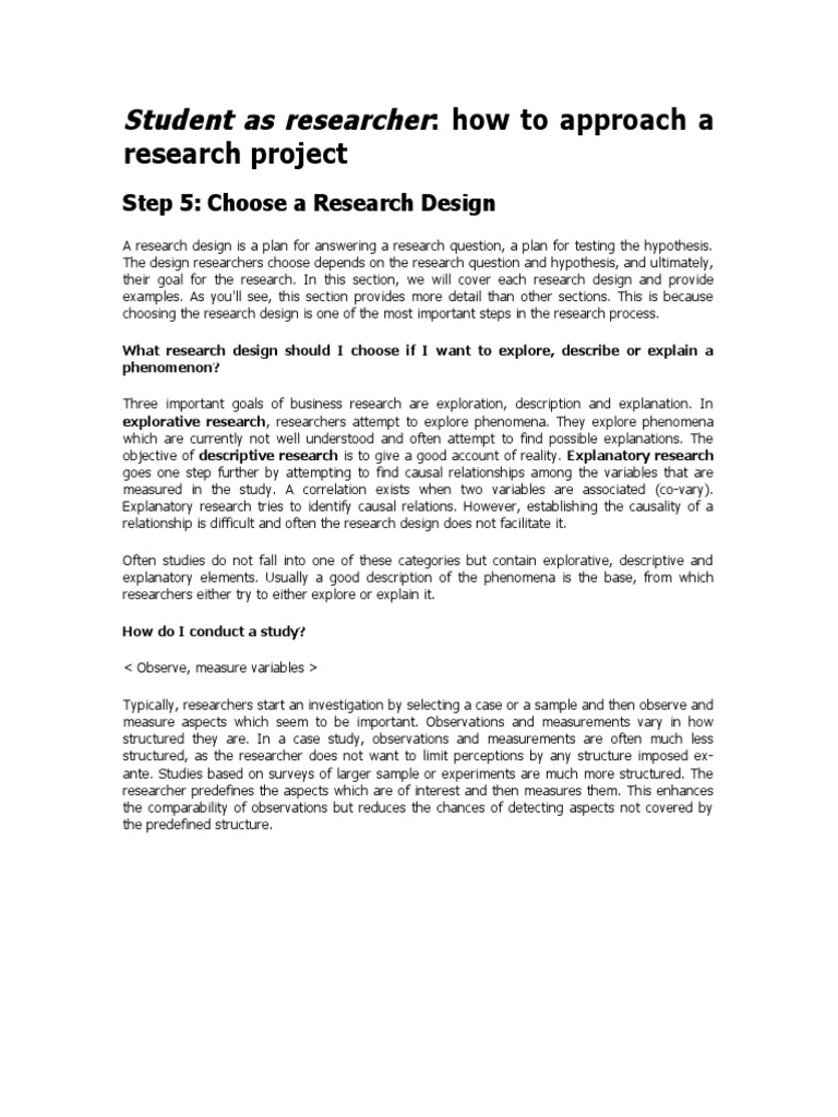 Choosing the Right Research Design | PDF | Experiment | Causality