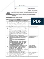 Monthly Project Planner 6th Grade MODEL