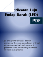 Pemeriksaan Laju Endap Darah (LED)