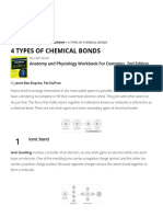 4 Types of Chemical Bonds - Dummies