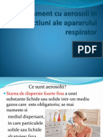 Tratament Cu Aerosoli in Afectiuni Ale Apararului Respirator