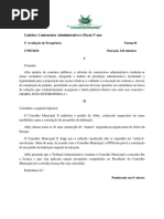 Teste de Frequência 2 Contencioso Administrativo Noie 2