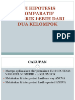 Uji Komparatif Lebih 2 Kel Para-Nonpara