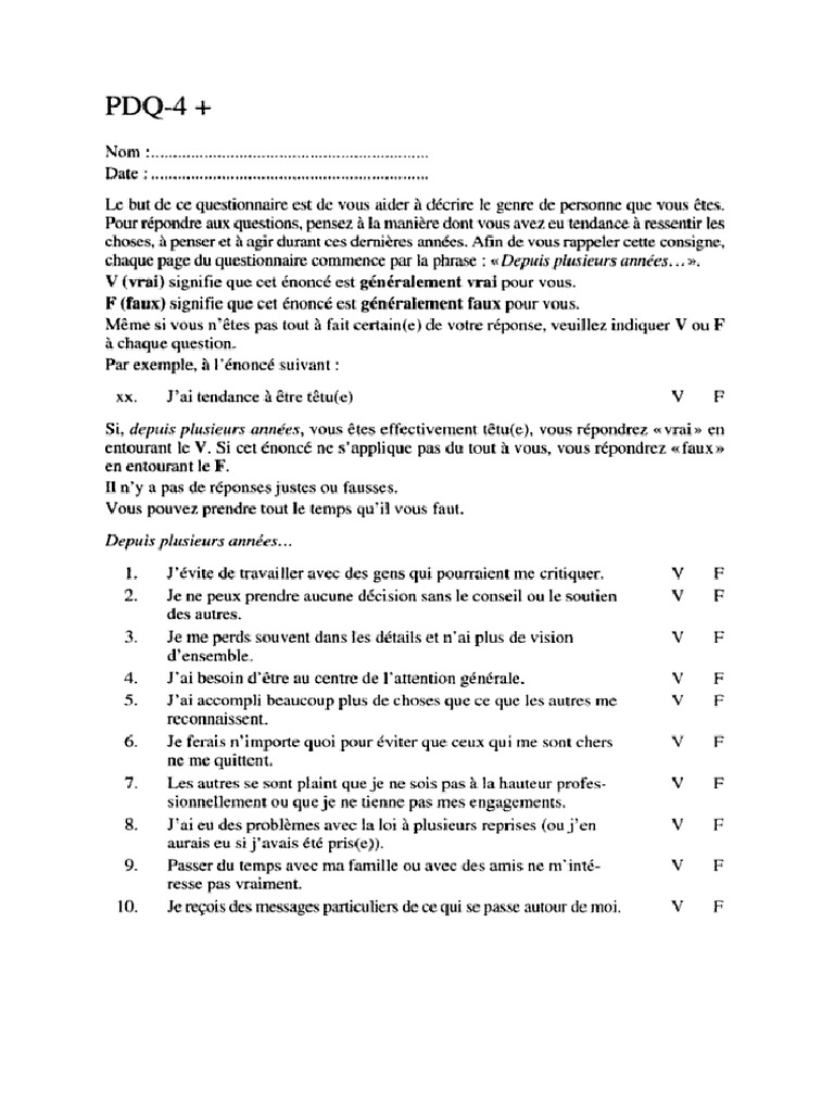 pdq-4-test-personnalit