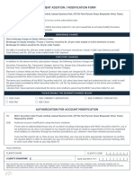 Segment Addition / Modification Form: Brokerage Charge