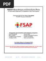 SAMPLE of Declaration of Compliance (DOC) For Food Contact Materials ...
