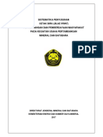 Sistematika Penyusunan Cetak Biru (Blue Print) Pengembangan Dan Pemberdayaan Masyarakat Pada Kegiatan Usaha Pertambangan Mineral Dan Batubara